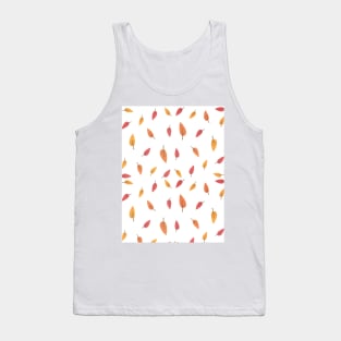 Falling Leaves Autumn Pattern Tank Top